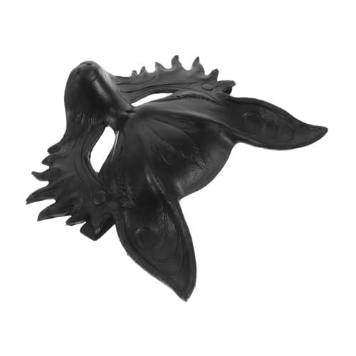 Holibanna Wolfsmaske Halloween-Maske schwarze maske Schwarze Wolfenmaske realistische maske Augenfang Maske halloween masken Halloween-Kostümmasken Maskentier Maskerade Maske Männer Pu Black von Holibanna