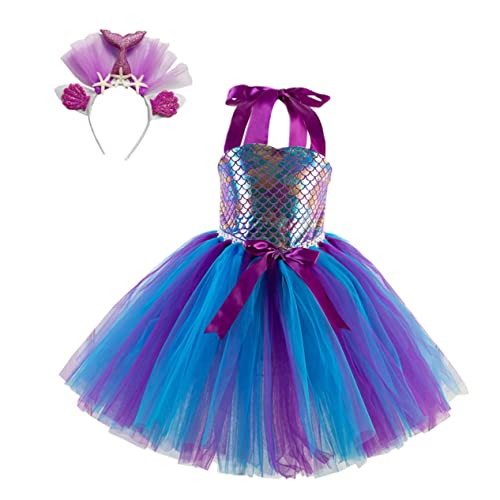 Holibanna Leichtes Und Atmungsaktives Meerjungfrauenkleid Für Mädchen Party Cosplay Rock Mit Haarband Für Auftritte Und Rollenspiele 5 Jahre Holibanna Leichtes Und Atmungsaktives Meerjungfrauenkleid Für Mädchen Party Cosplay Rock Mit Haarband Für Auftritte Und Rollenspiele 5 Jahre von Holibanna