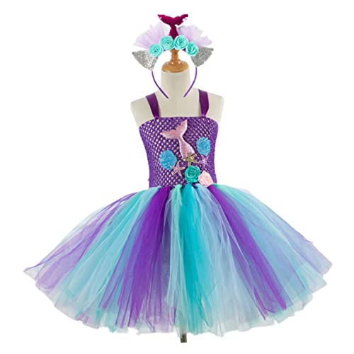 Holibanna ädchen Tüllrock Meerjungfrau Stil Kleid Cosplay Kostü Für Party Und Geburtstag Mit Haaraccessoire Größe 8 9 Jahre Geeignet Für SX HD93434 Holibanna ädchen Tüllrock Meerjungfrau Stil Kleid Cosplay Kostü Für Party Und Geburtstag Mit Haaraccessoire Größe 8 9 Jahre Geeignet Für SX HD93434 von Holibanna