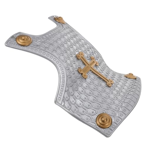Holibanna römische Rüstung Kleinkind kostüm künstliche Bommelbälle Kostümpersonal Figuren Kinderspielzeug Ritterrüstung Ritter Rüstung Rüstung Kinderrüstung Plastik Silver von Holibanna