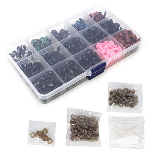 Holigie 280pcs tragen Spielzeugaugen Ungiftige Kinder DIY Handgefertigte Accessoires mit Aufbewahrungsbox Holigie 280pcs tragen Spielzeugaugen Ungiftige Kinder DIY Handgefertigte Accessoires mit Aufbewahrungsbox von Holigie