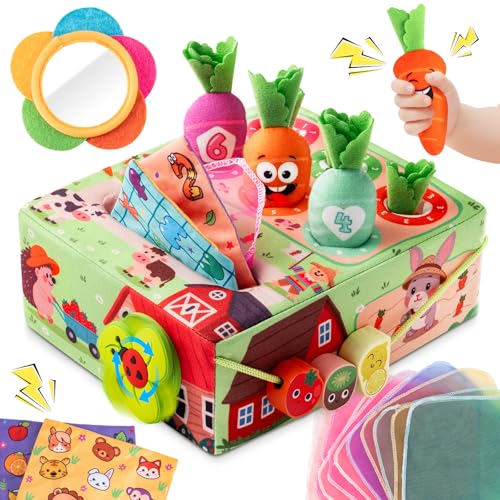 Hollyhi Toddlers Montessori Plush Educational Tissue Box Toys for Baby Boys Girls Age 1 2 3 Year Old Hollyhi Toddlers Montessori Plush Educational Tissue Box Toys for Baby Boys Girls Age 1 2 3 Year Old von Hollyhi