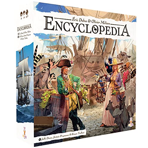 Holy Grail Games Enzyklopädie, Strategie-Brettspiel, Würfel und Arbeiterplatzierung, 1 bis 4 Spieler, über 25 Minuten, ab 14 Jahren Holy Grail Games Enzyklopädie, Strategie-Brettspiel, Würfel und Arbeiterplatzierung, 1 bis 4 Spieler, über 25 Minuten, ab 14 Jahren von Flat River Group