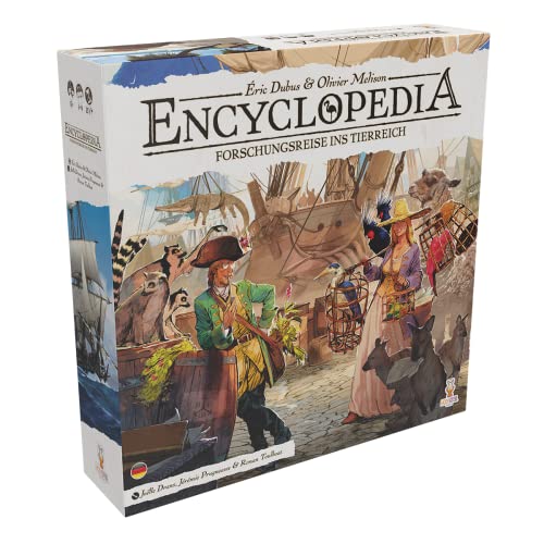 Holy Grail Games | Encyclopedia: Forschungsreise ins Tierreich | Kennerspiel | Brettspiel | 1-4 Spieler | Ab 12+ Jahren | 25 Minuten je Spieler | Deutsch von Asmodee