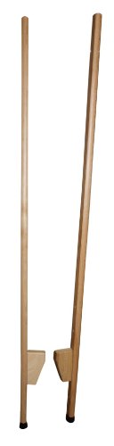 Holz-Wenzel 651 - Stelzen aus Holz mit höhenverstellbaren Standflächen und Gummipfropfen, ca. 1,5 m lang und bis 60 kg belastbar von Holz-Wenzel