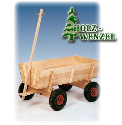 Kastenwagen - "Männertag" aus naturbelassenem Holz von Holz-Wenzel
