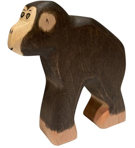 HolzWald - 5369 - Exotische Tiere, Schimpanse, Holz, Handarbeit, 9,4cm x 8,9cm x 2,5cm HolzWald - 5369 - Exotische Tiere, Schimpanse, Holz, Handarbeit, 9,4cm x 8,9cm x 2,5cm von HolzWald
