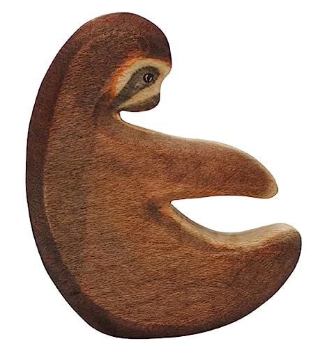 HolzWald - 5949 - Exotische Tiere, Dschungel, Faultier, Holz, Handarbeit, 9,5cm x 7,8cm x 2,5cm HolzWald - 5949 - Exotische Tiere, Dschungel, Faultier, Holz, Handarbeit, 9,5cm x 7,8cm x 2,5cm von HolzWald