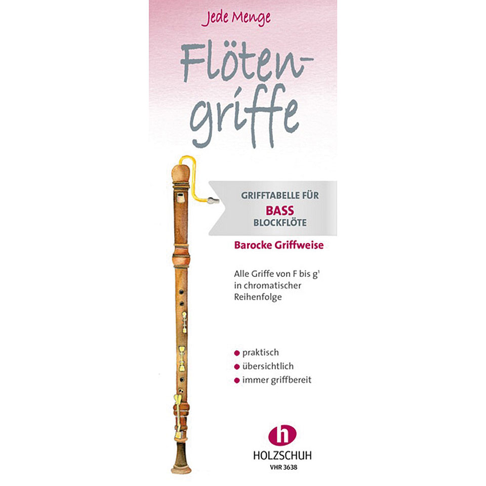 Holzschuh Jede Menge Flötengriffe : für Bassblockflöte Lehrbuch Holzschuh Jede Menge Flötengriffe : für Bassblockflöte Lehrbuch von Holzschuh