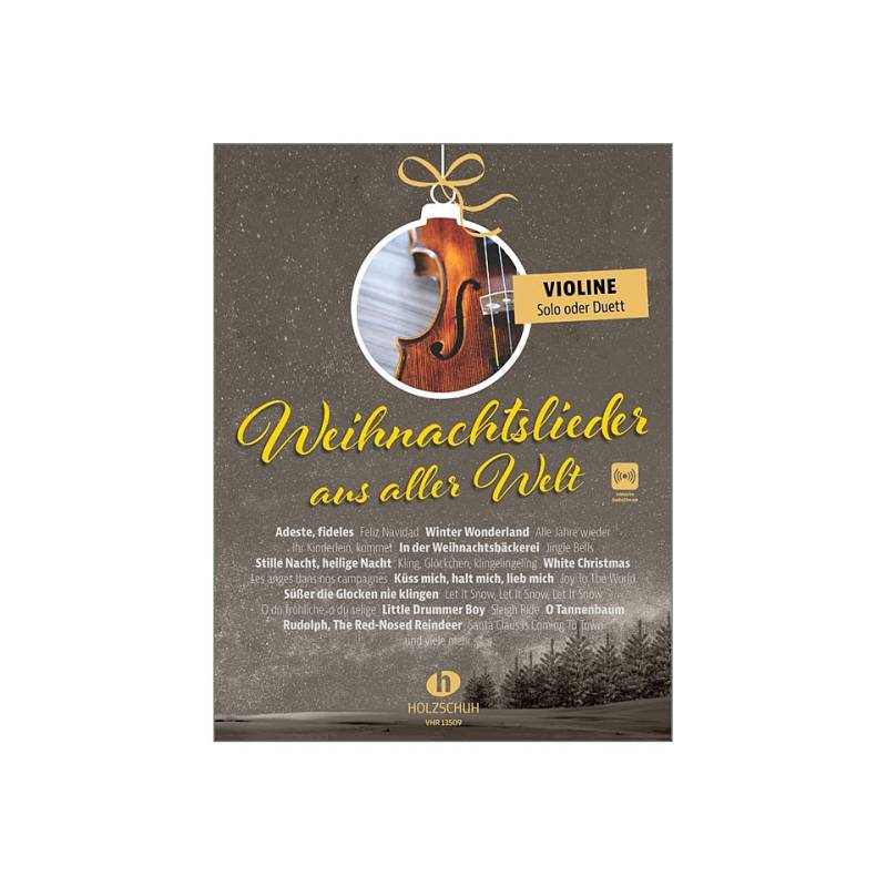 Holzschuh Weihnachtslieder aus aller Welt - Violine Notenbuch von Holzschuh