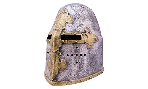 Holzspielerei 73592 Ritterhelm Topfhelm, Kunststoff für Kinder - ab 3 Jahren von Holzspielerei