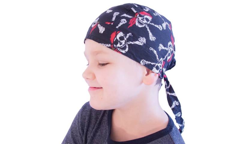 Bandana Jolly Roger - Vorgeformtes Kopftuch im Piratendesign von Holzspielerei