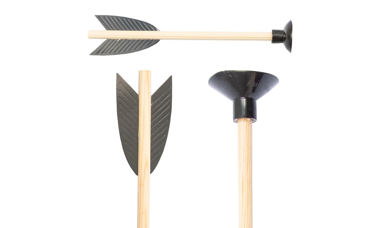 Bolzen mit Saugnapf, 18cm, 1 Stück, für Kinderarmbrust Bolzen mit Saugnapf, 18cm, 1 Stück, für Kinderarmbrust von Holzspielerei