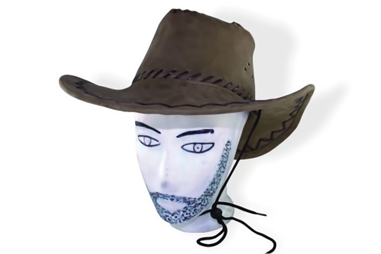 Cowboy-Hut braun, für Erwachsene Grösse M Cowboy-Hut braun, für Erwachsene Grösse M von Holzspielerei