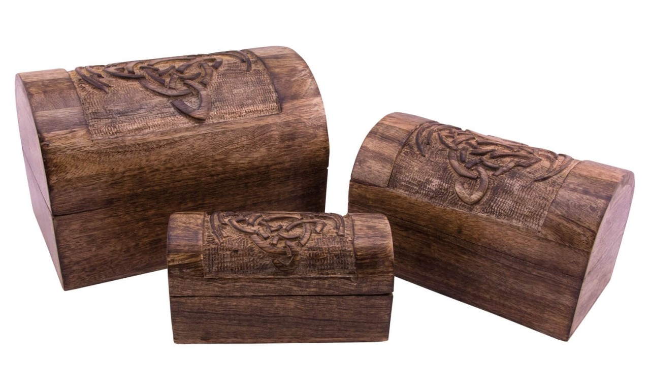 Drachentruhe 3er-Set - Holztruhe Drachentruhe 3er-Set - Holztruhe von Holzspielerei