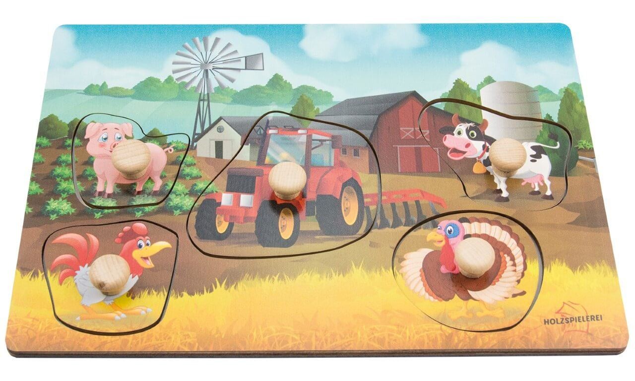 Greifpuzzle Bauernhof Greifpuzzle Bauernhof von Holzspielerei