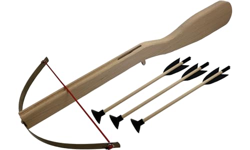 Holzspielerei - Kinderarmbrust historisch mit 3 Pfeilen von Holzspielerei