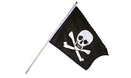Holzspielerei Piratenflagge klein 2-farbig Holzspielerei Piratenflagge klein 2-farbig von Holzspielerei