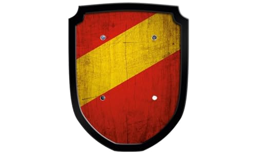 Holzspielerei Wappenschild Blanco rot von Holzspielerei