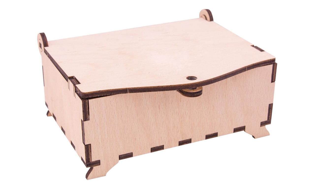 Holztruhe Bausatz – Rittertruhe Blanco aus einheimischer Buche Holztruhe Bausatz – Rittertruhe Blanco aus einheimischer Buche von Holzspielerei