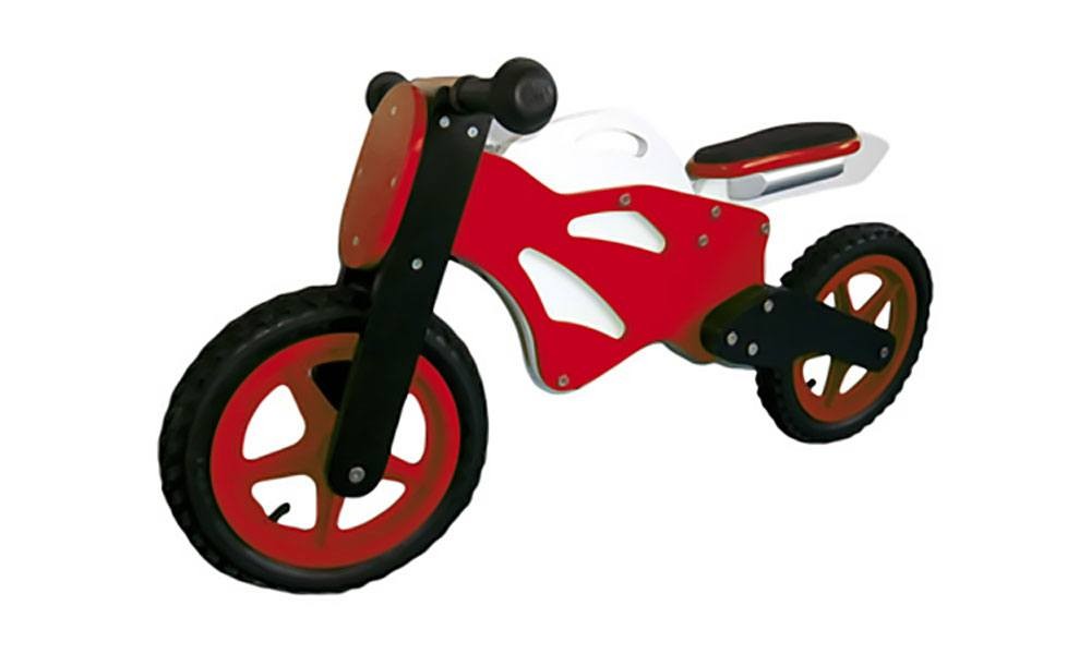 Lauflernrad Superbike, rot von Holzspielerei