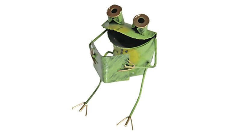 Metallfigur Frosch Fridolin Metallfigur Frosch Fridolin von Holzspielerei