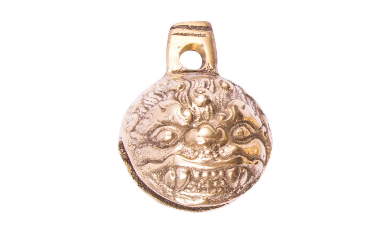 Metallglocke mit Drachendesign, groß Metallglocke mit Drachendesign, groß von Holzspielerei