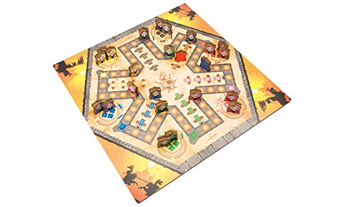 Ritter Ludo aus Holz (Ludo of Lords), großes Spielbret mit 40x40cm, für 2-6 Personen, Würfelspiel für Kinder und Erwachsene von Holzspielerei