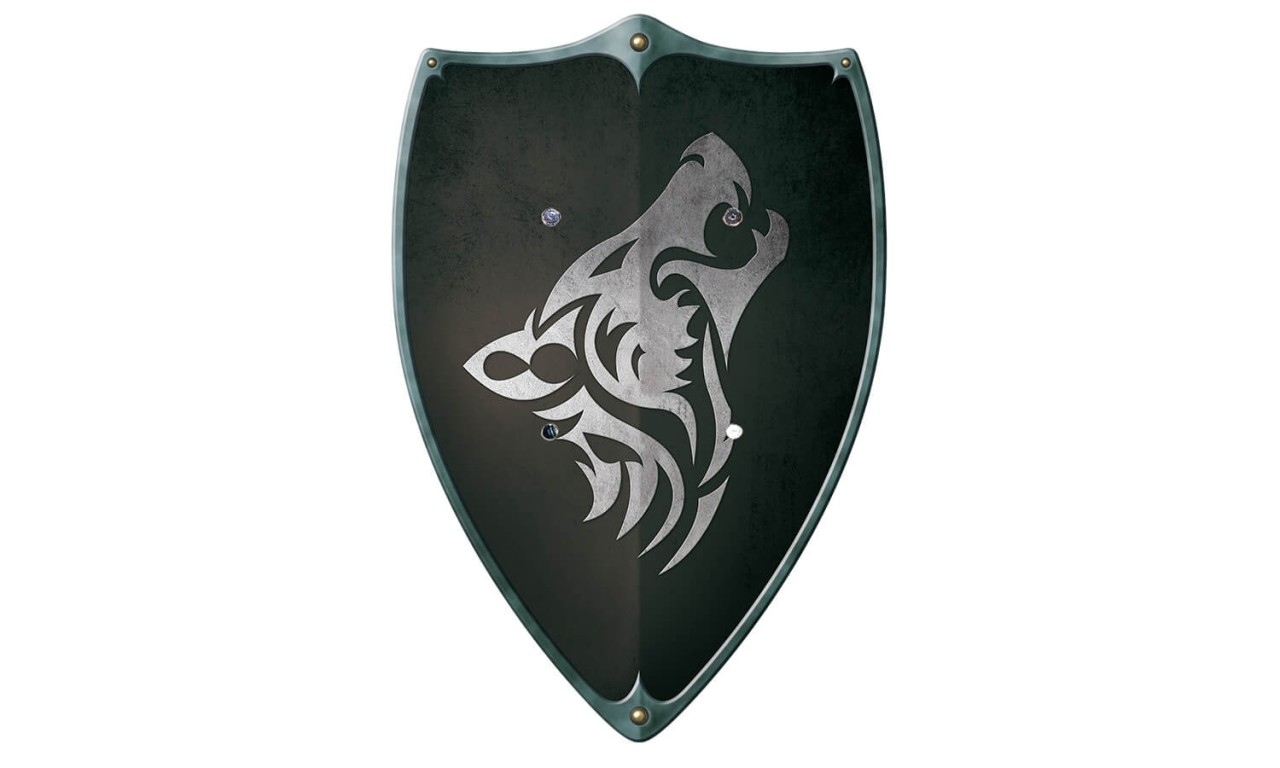 Ritterschild schwarzer Ritter Ritterschild schwarzer Ritter von Holzspielerei