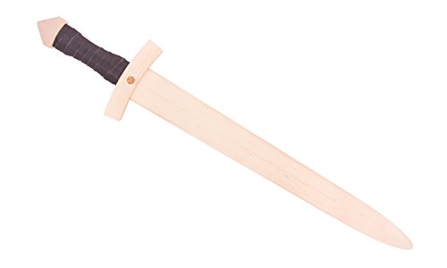 Ritterschwert Lanzelot aus Holz für Kinder, ca. 60 cm lang - Spielzeug Schwert für kleine Ritter (Natur) von Holzspielerei
