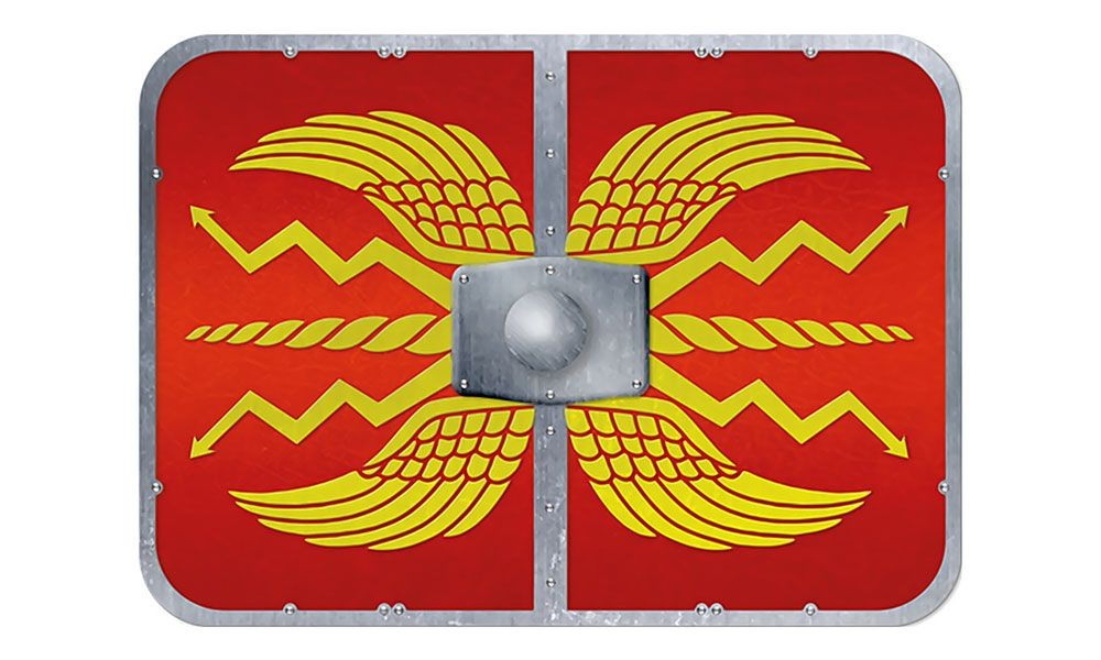 Römerschild eckig, klein Römerschild eckig, klein von Holzspielerei