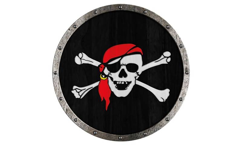 Rundschild Pirat von Holzspielerei