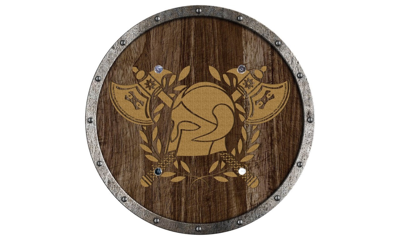 Rundschild Wikinger "Thrall" Rundschild Wikinger "Thrall" von Holzspielerei