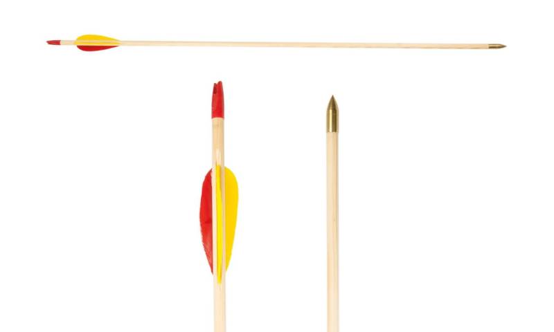 Sportpfeil mit Messingspitze, 70 cm von Holzspielerei