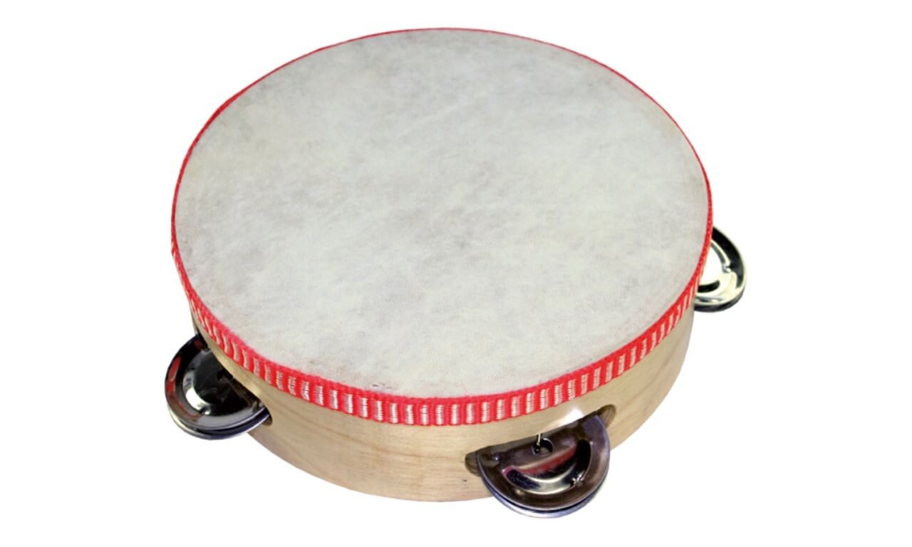 Tamburin mit 4 Schellen von Holzspielerei