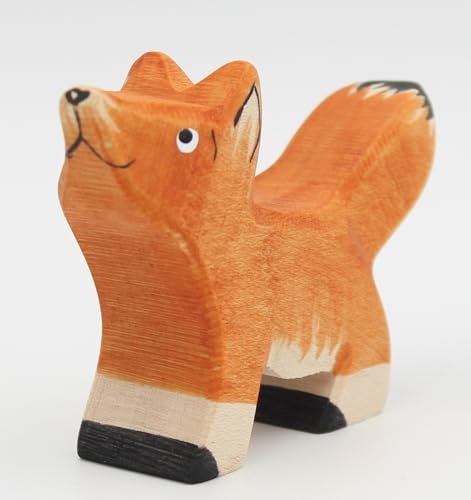 Fuchskind aus Holz – Wald Holzspielzeug, aus Schwäbischer Handarbeit (100% ökologisch) von Holzspielwaren Ackermann