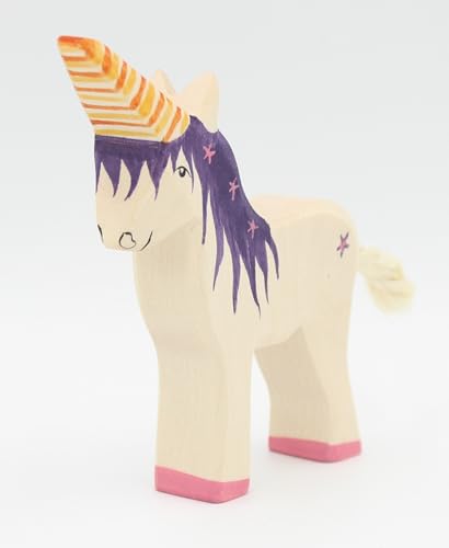 Holzspielwaren Ackermann Einhorn aus Holz – Märchen Holzspielzeug, aus Schwäbischer Handarbeit (100% ökologisch) von Holzspielwaren Ackermann