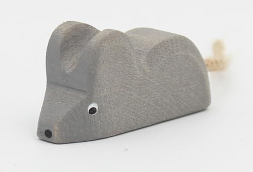 Holzspielwaren Ackermann Maus aus Holz – Bauernhof Holzspielzeug, aus Schwäbischer Handarbeit (100% ökologisch) von Holzspielwaren Ackermann
