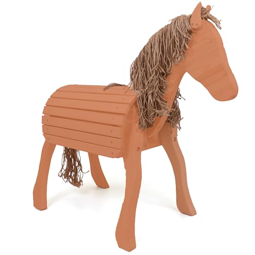 Holz-Voltigierpferd | Holzpferd Happy | Outdoor-Spielzeug | Draussen 7032 | Farbe Kastanie Holz-Voltigierpferd | Holzpferd Happy | Outdoor-Spielzeug | Draussen 7032 | Farbe Kastanie von Holzspielzeug Peitz