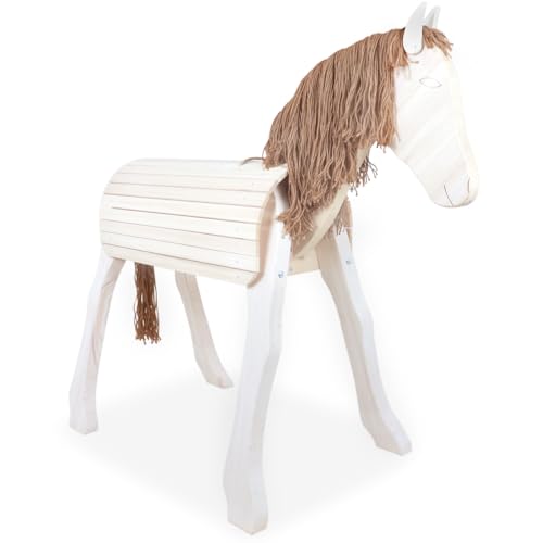 Holzspielzeug Peitz großes Voltigierpferd XL White Diamond aus Holz, Outdoor Spielzeug Pferd für riesigen Spielspaß für Jungen & Mädchen im Garten oder Innenbereich in höchster Qualität Holzspielzeug Peitz großes Voltigierpferd XL White Diamond aus Holz, Outdoor Spielzeug Pferd für riesigen Spielspaß für Jungen & Mädchen im Garten oder Innenbereich in höchster Qualität von Holzspielzeug Peitz