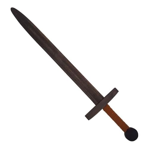 Kinder-Schwert aus massivem Holz | Ritter-Spielzeug | Wikinger-Schwert | dunkel | RS 722 B von Holzspielzeug Peitz