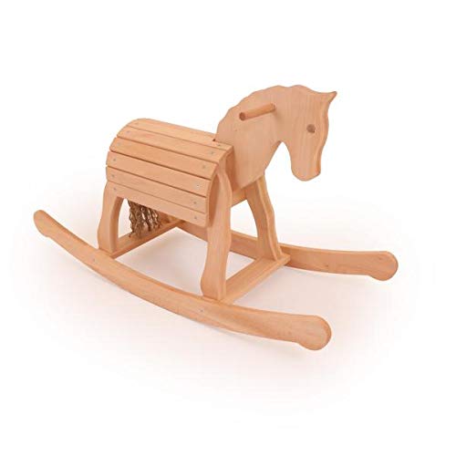 Schaukelpferd aus Holz | Holz-Schaukelpferd | Kinder-Schaukelpferd | Mini-Schaukel-Voltipferd 7020 von Holzspielzeug Peitz