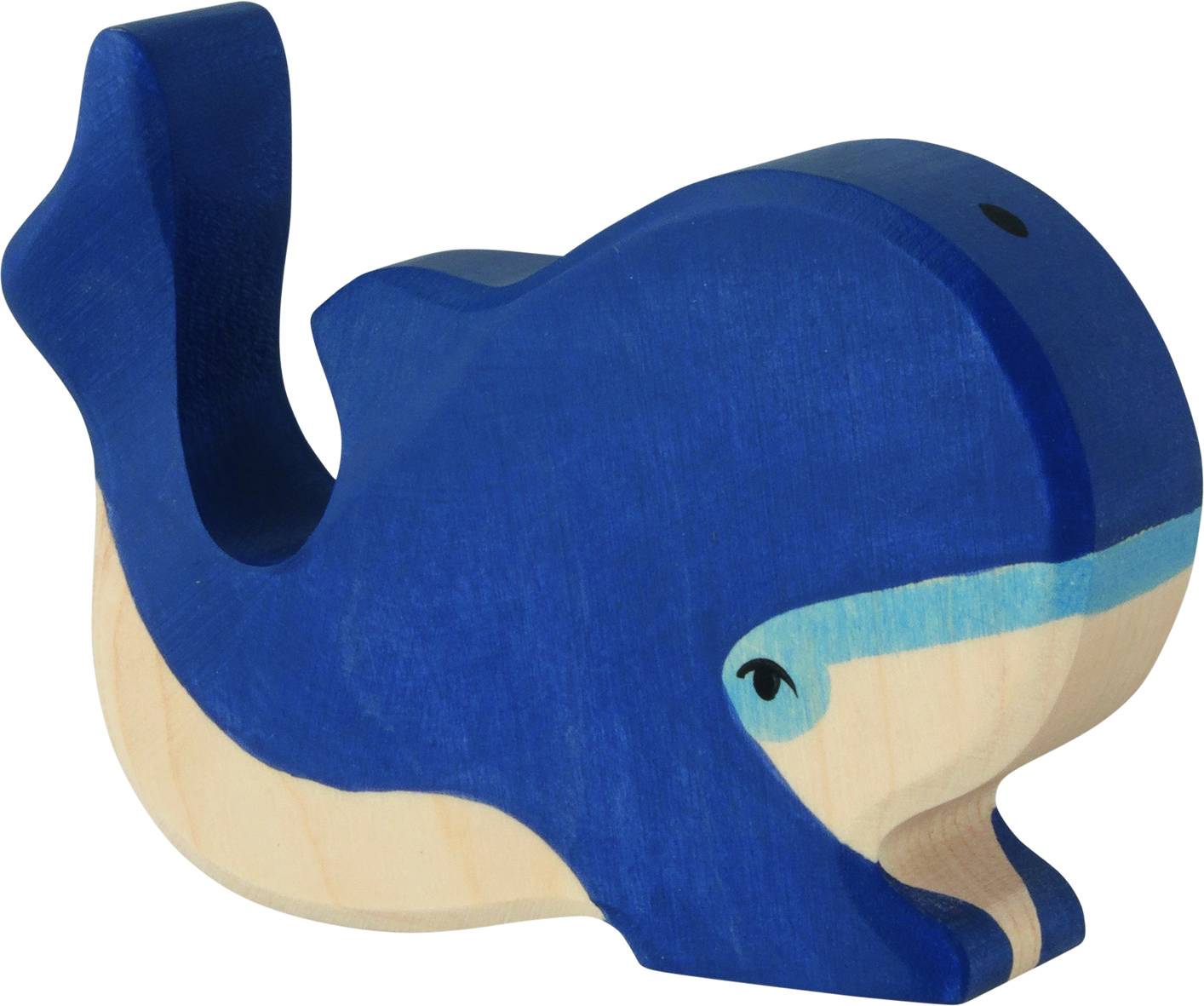 Holztiger Blauwal, klein - von Holztiger