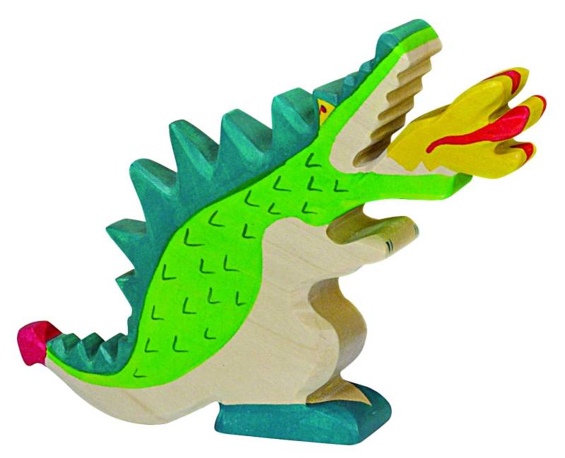 Holztiger Drache grün - von Holztiger