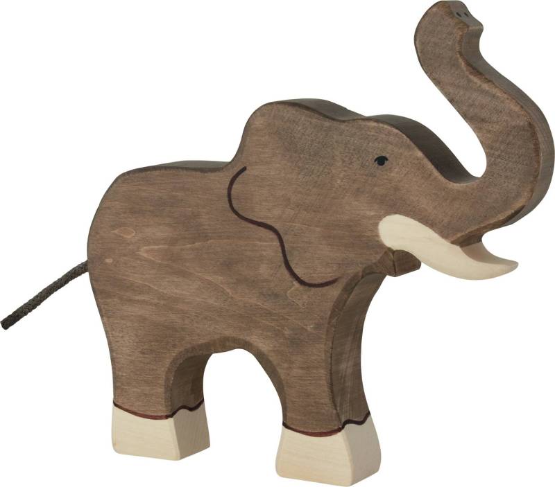 Holztiger Elefant, Rüssel hoch - Holztiger Elefant, Rüssel hoch - von Holztiger