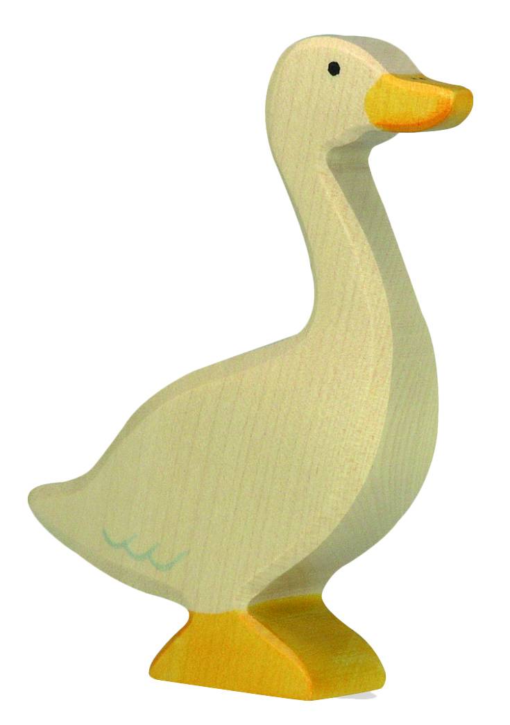 Holztiger Gans, stehend - von Holztiger