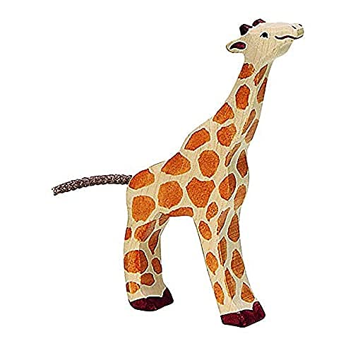 Holztiger Giraffe, klein, fressend, 80157 von Holztiger