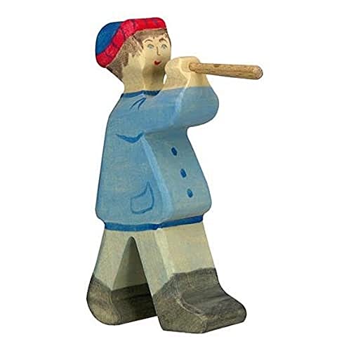 Holztiger Hirte mit Flöte 2, 80304 Holztiger Hirte mit Flöte 2, 80304 von Holztiger