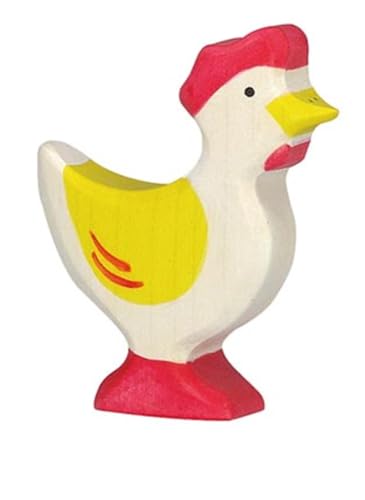 Holztiger Huhn, stehend, gelb, 80018 Holztiger Huhn, stehend, gelb, 80018 von goki
