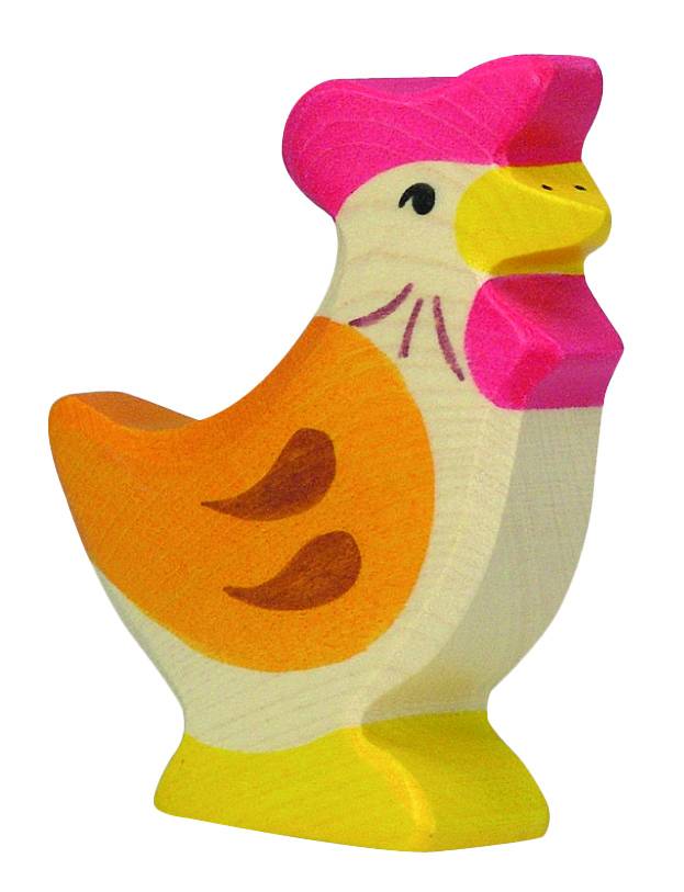 Holztiger Huhn, stehend - von Holztiger